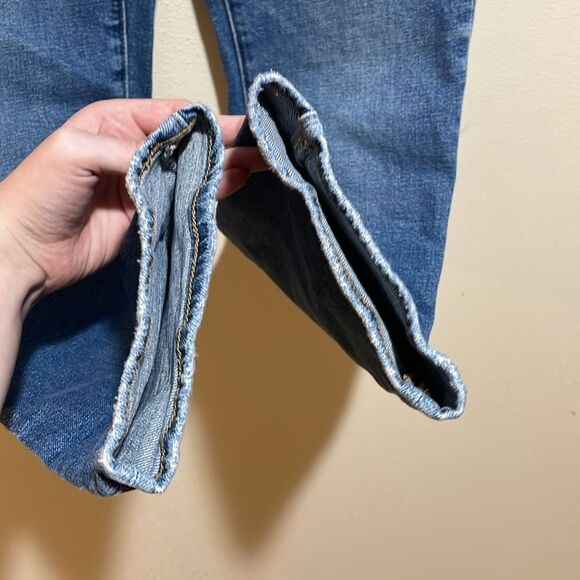 Madewell Slim Demi-Boot Hemp Denim Jeans in Enright Wash Size 25 NA931 - Picture 9 of 16